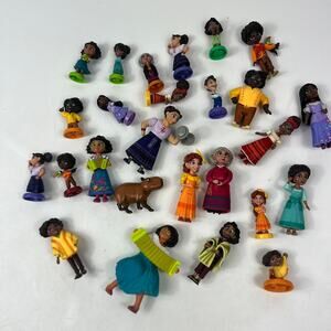 Disney Encanto Mini Character Figurines Lot of 27 Mixed Styles 1.5–3" Loose Toys